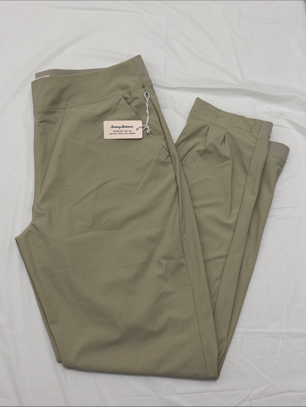 Tommy Bahama Everyday Active Women’s Khaki Pull-On Pants NWT